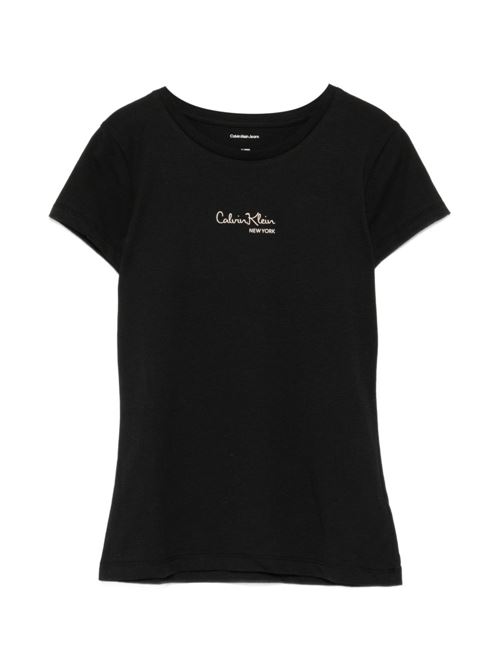 T-shirt bambina Calvin Klein nero Calvin Klein Kids | IG0IG03061BEH